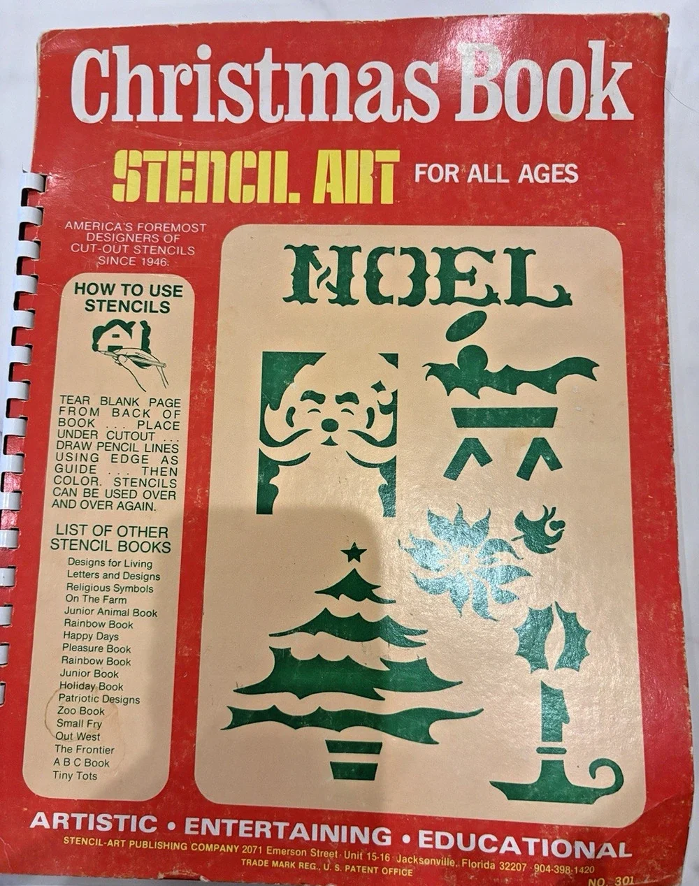Vintage 1960s Window Flock.Christmas Stencils for Windows Spray Stencil UNUSED